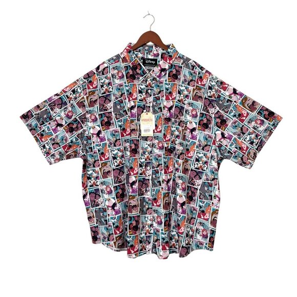 RSVLTS Shirt Limited EDITION Disney 100 Drawn To Life Button Say Cheese Mens 4XL - Picture 1 of 11